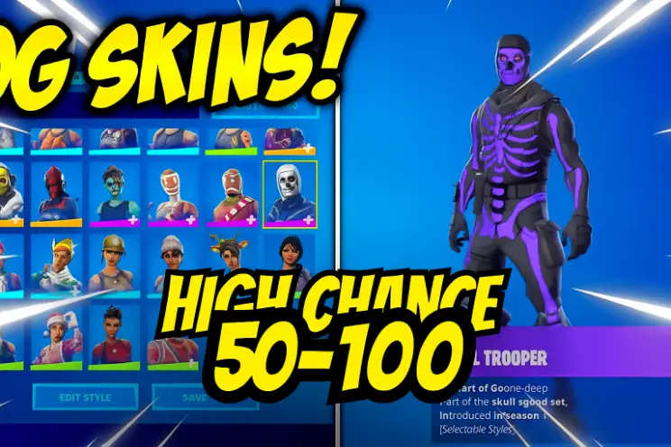【+50 SKINS】With Travis Scott | OG STW | IKONIK | Wildcat | Galaxy | Sparkle Specialist | Black Knight | Merry Mint Axe | OG Skull Trooper | OG GHOUL TROOPER or Other Skins .