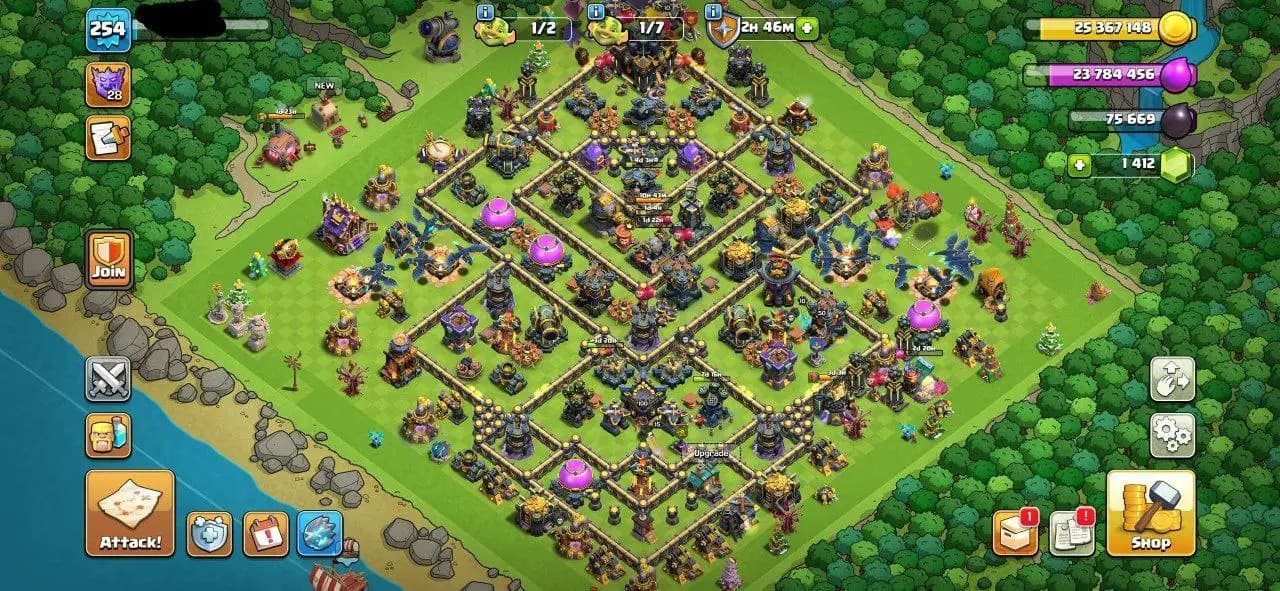 ⚔️ 30 EQUIPMENTS 🏰 MAX TH-17 🔥 | 👑 4 HEROES MAXED | 🎯 XP LEVEL 254 🧩| MAX DEFENSE ❄️| 2343 WAR STAR ⭐️| 5485 ATB 💥| RENAME 🀄️| FAST DELIVERED 🚀