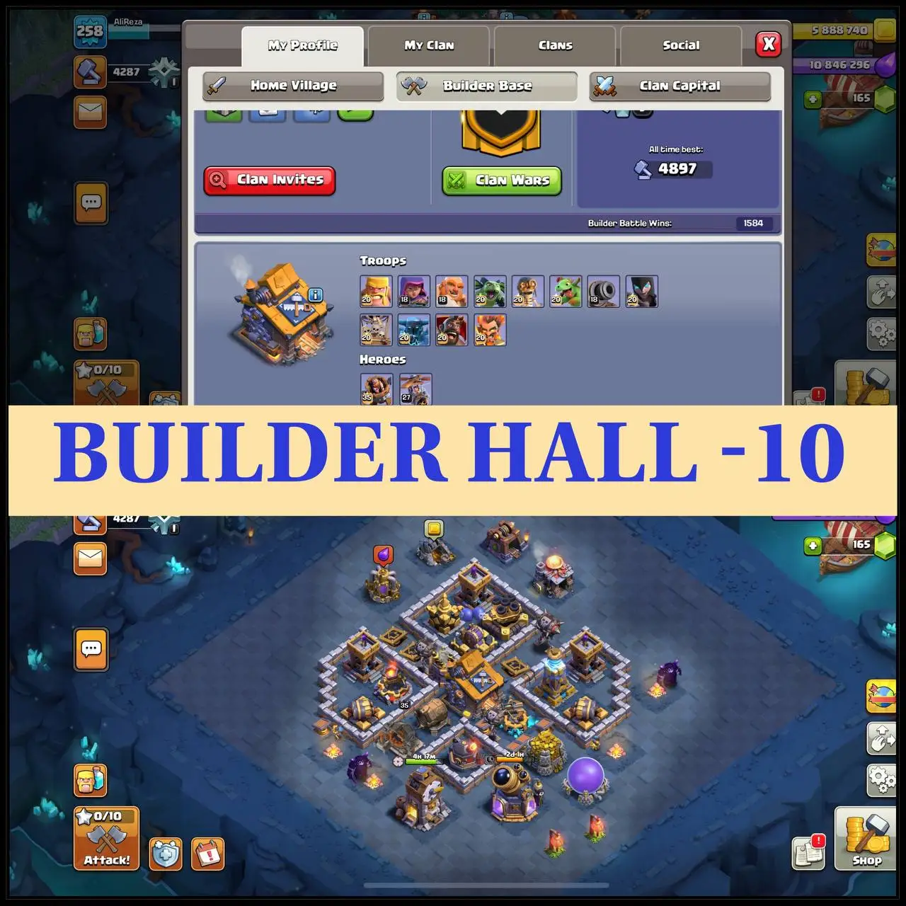 🇬🇧 UK LOCAL-MAX WALL&DEFENSE👑NEAR MAX TH-17| 4 HEROES MAXED|4X-2015 X-MAS🎄DECORATIONS 100+ 🀄️ | 9 MAX EQUIPMENTS 🪭| 258 XP LVL 🧩| ❄️| 11 HERO SKINS 🎭| 1X SCENERY - 5457 ATB 💥| CWL MEDALS - BUILDER HALL MAX 🎉 | FAST DELIVERED 🚀