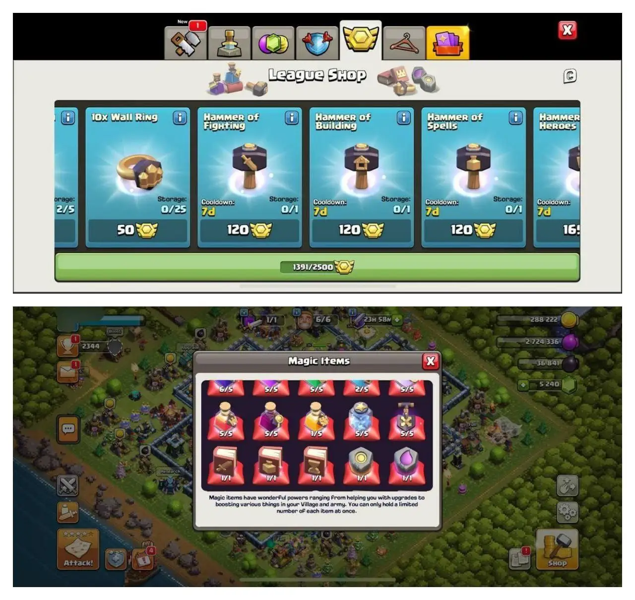 {CRAZY ACCOUNT} TH13 ALMOST MAX ⚡️1391 CWL MEDALS ⚡️XP-183⚡️HERO 65-73-50-25⚡️FREE NAME CHANGE ⚡️BLUE WALLS⚡️MAGIC ITEMS⚡️OP LAB⚡️INSTANT DELIVERY 🚚