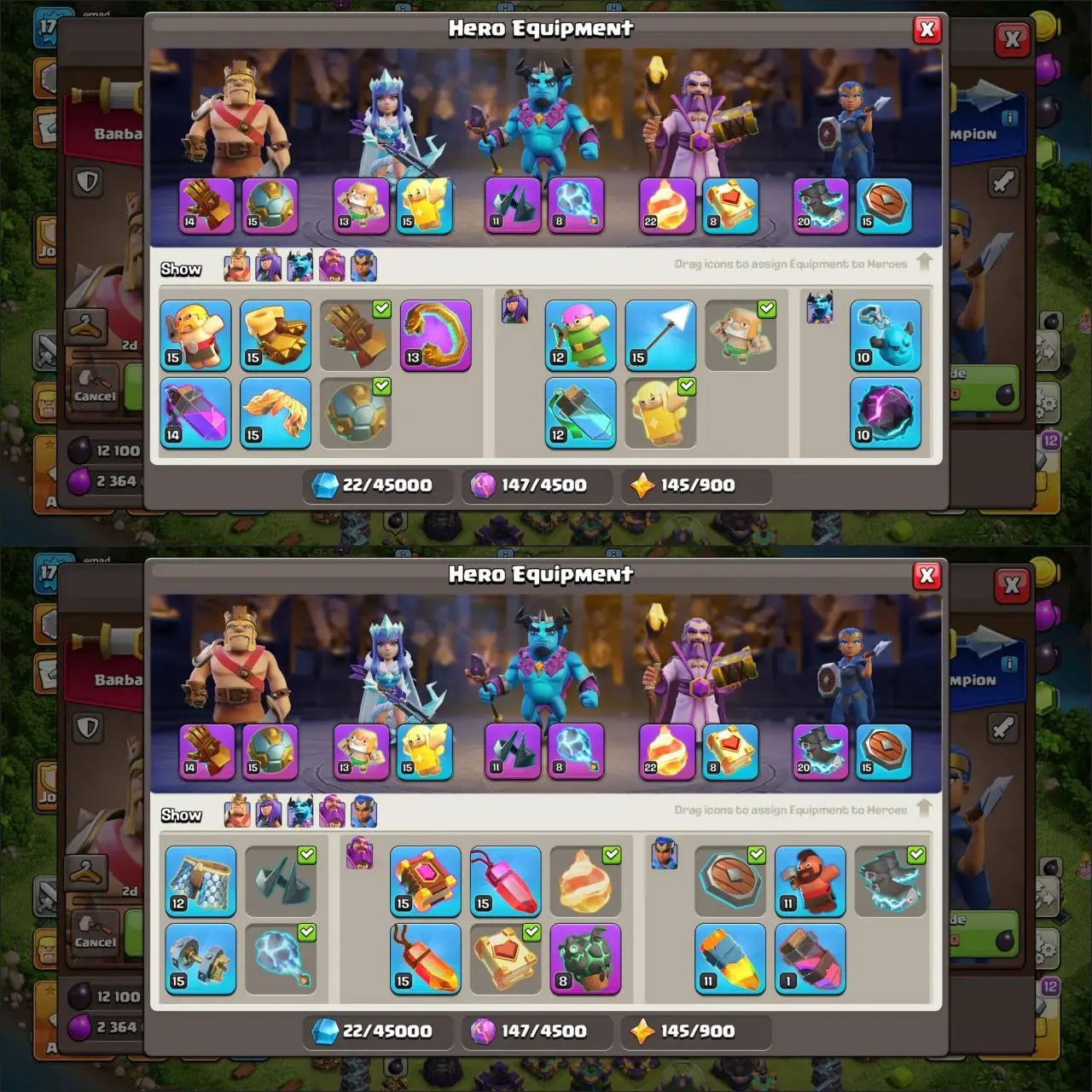 🎗 29 EQUIPMENTS👑GERMANY LOCAL 👑TH -15 DECENT | 🧩172 XP | |🌟 GOOD DEFENSE | 💥HEROES 72-81-47-54-33 | NC FREE 🚀QUICK DELIVERY