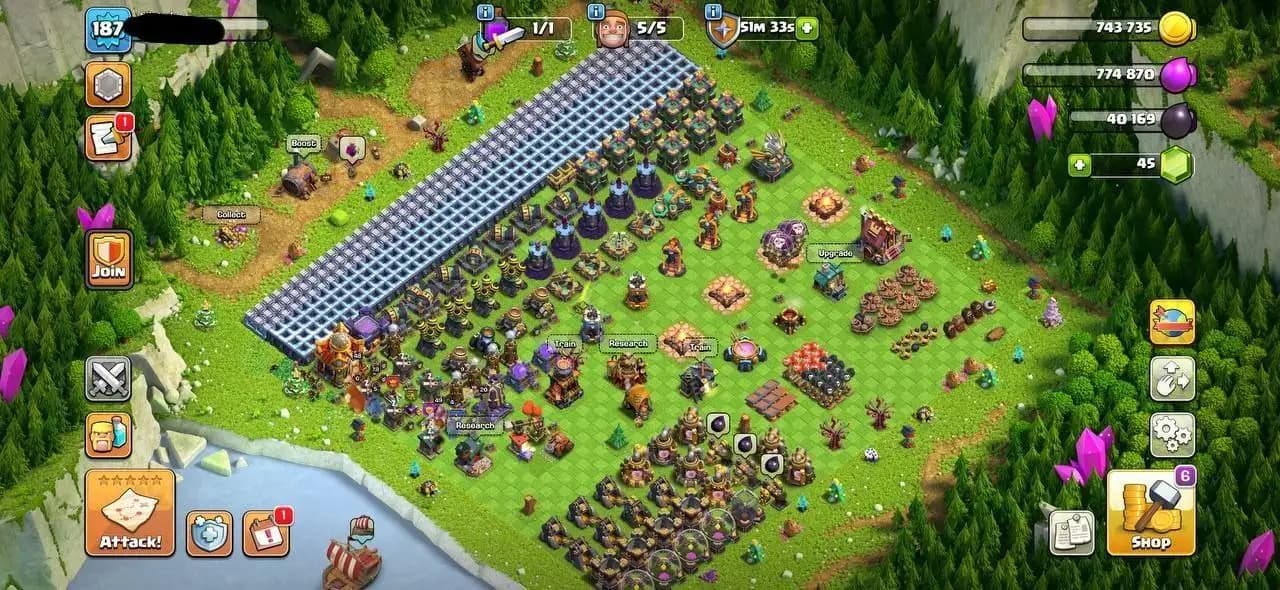 👑TH -16 DECENT | 🧩187 XP | MAGIC ITEMS |🎗 EPIC EQUIPMENT |🌟 GOOD DEFENSE | 💥HEROES 48-78-41-49-20 | 🚀QUICK DELIVERY