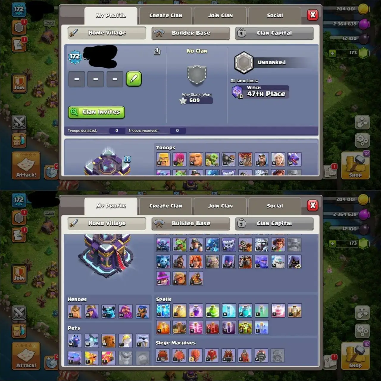 🎗 29 EQUIPMENTS👑GERMANY LOCAL 👑TH -15 DECENT | 🧩172 XP | |🌟 GOOD DEFENSE | 💥HEROES 72-81-47-54-33 | NC FREE 🚀QUICK DELIVERY