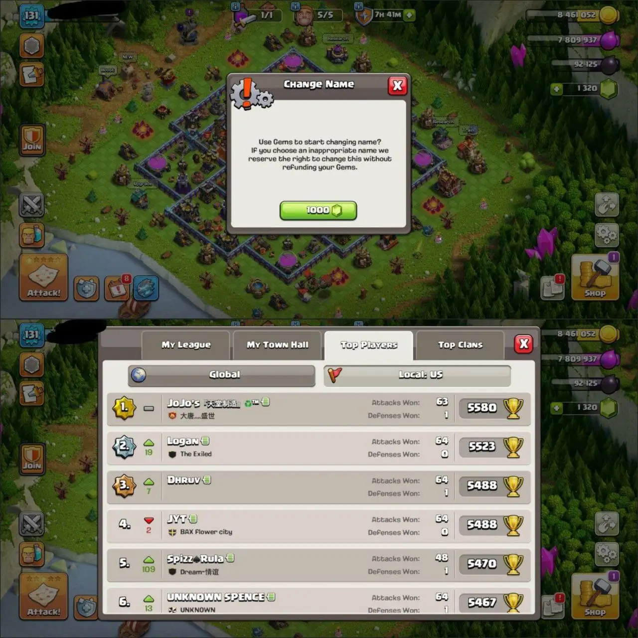 👑US LOCAL 👑TH -15 DECENT | 🧩131 XP | 🌟 GOOD DEFENSE | WALL MAX | 💥HEROES 64-64-30-53-27 | RENAME | 🚀QUICK DELIVERY